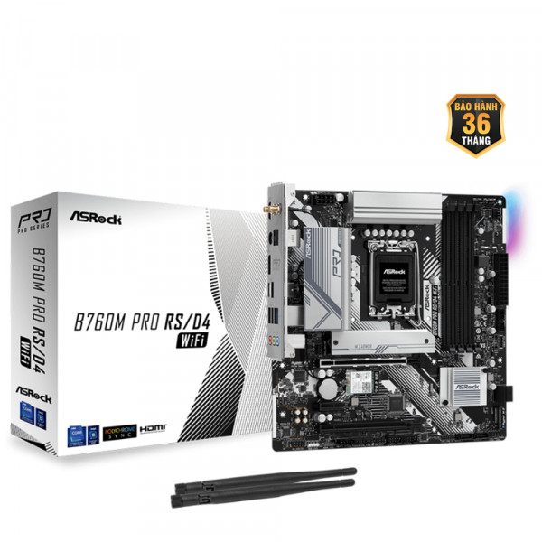 Mainboard Asrock B760M Pro RS/D4 Wifi