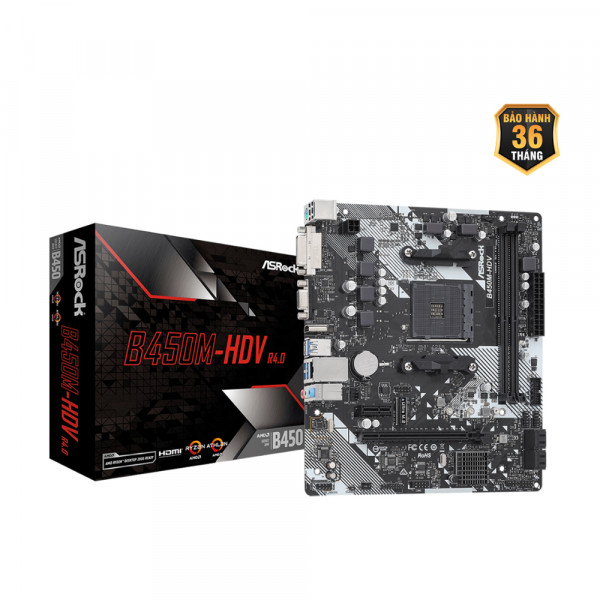 Mainboard Asrock B450M-HDV R4.0