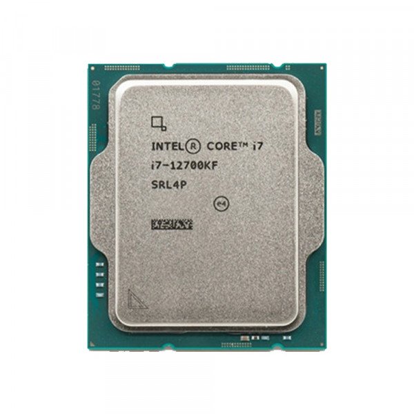 CPU Intel Core i7-12700KF TRAY NEW (3.8GHz turbo up to 5.0Ghz, 12 nhân 20 luồng, 20MB Cache, 125W)